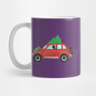 Dog Driving A Car Mug